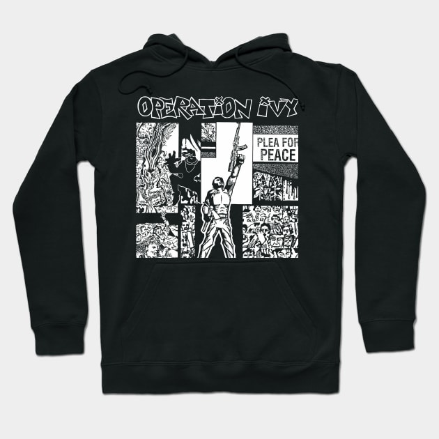 Operation Ivy Plea For Peace Hoodie by Ronald M. Wing